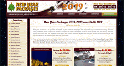 Desktop Screenshot of newyearpackages.co.in